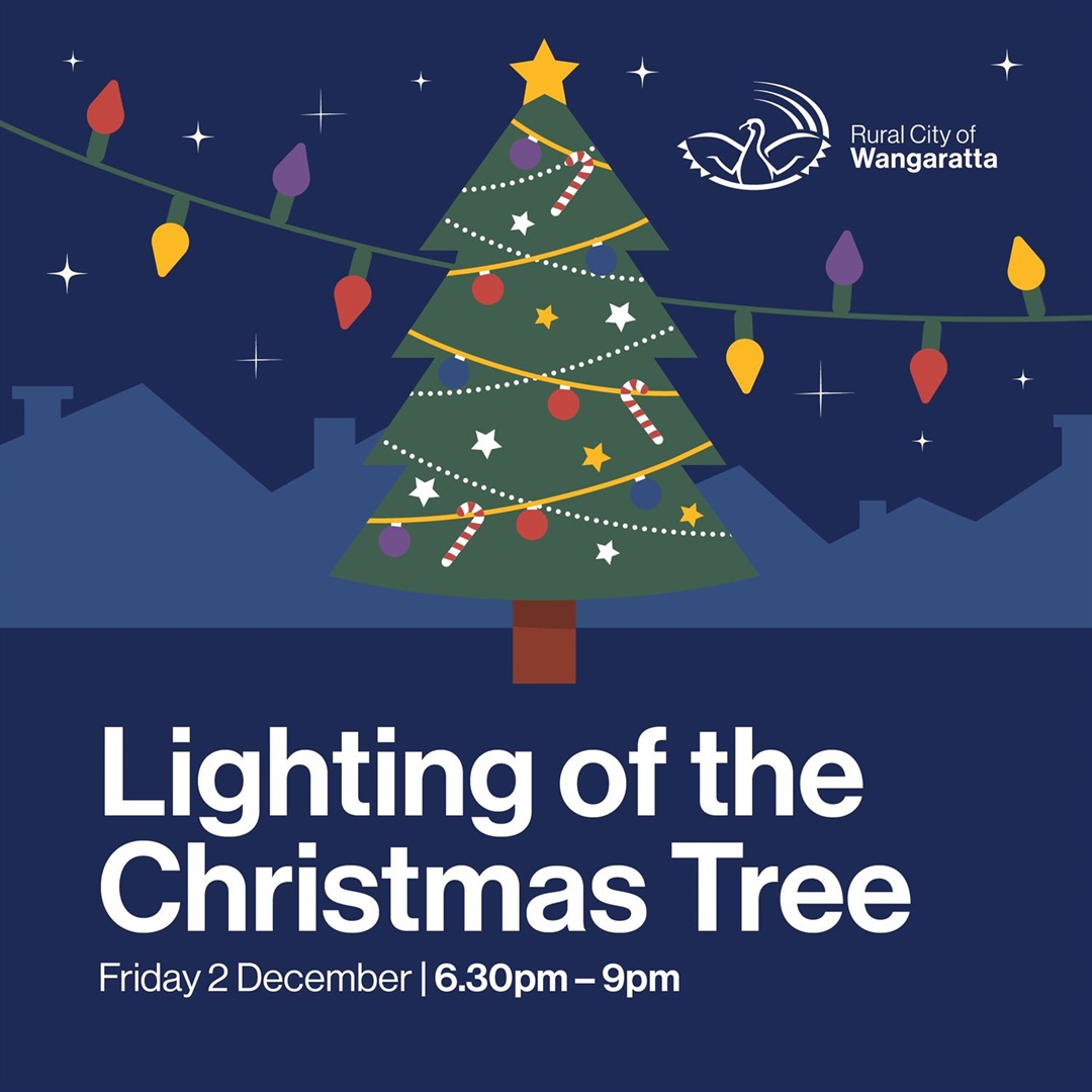 Lighting Of The Christmas Tree Rural City Of Wangaratta