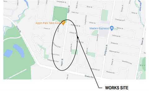 Appin street works October 24.png