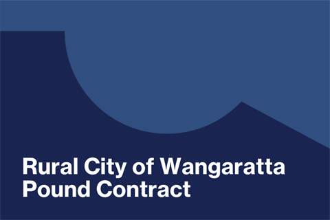 Rural City of Wangaratta Pound Contract .png