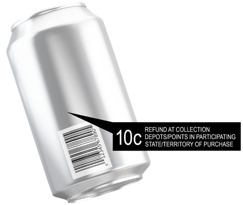 arrow pointing to 10c label on a can