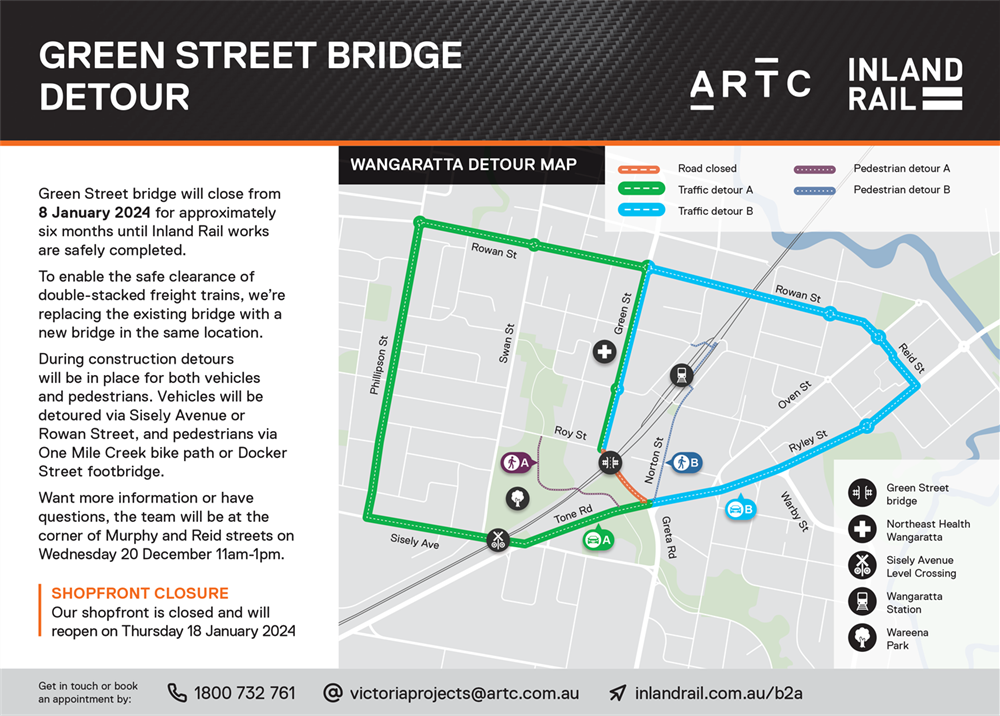 Green St bridge closure Half Page Advert.png